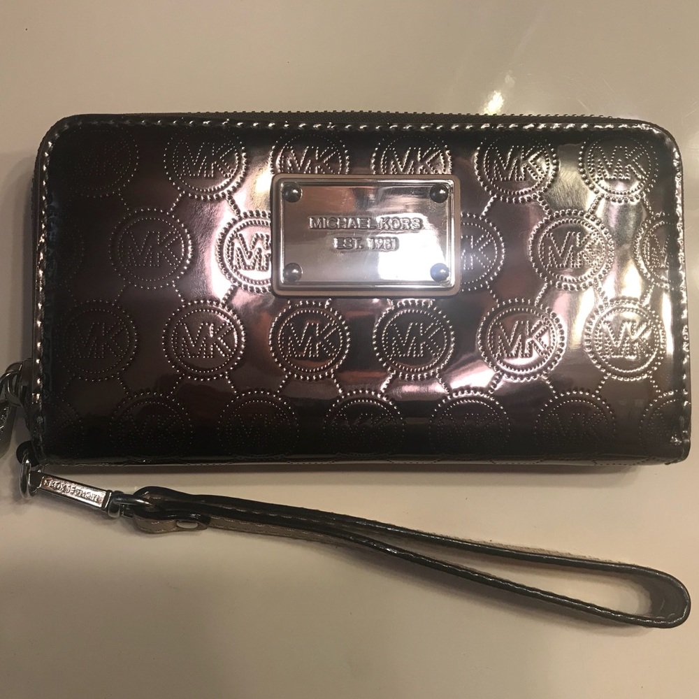 Michael Kors Wallet Metallic